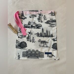 KATIE KIME small toiletries linen dust bag LNWOT